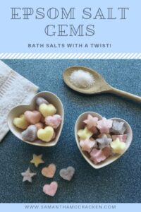 bath salt gems made from epsom salt