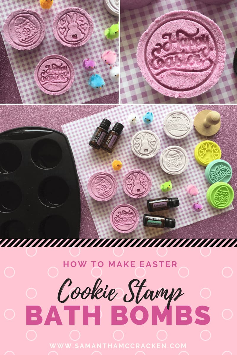 Easter Cookie Stamp Bath Bombs