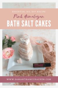 pink himalayan bath salt cakes