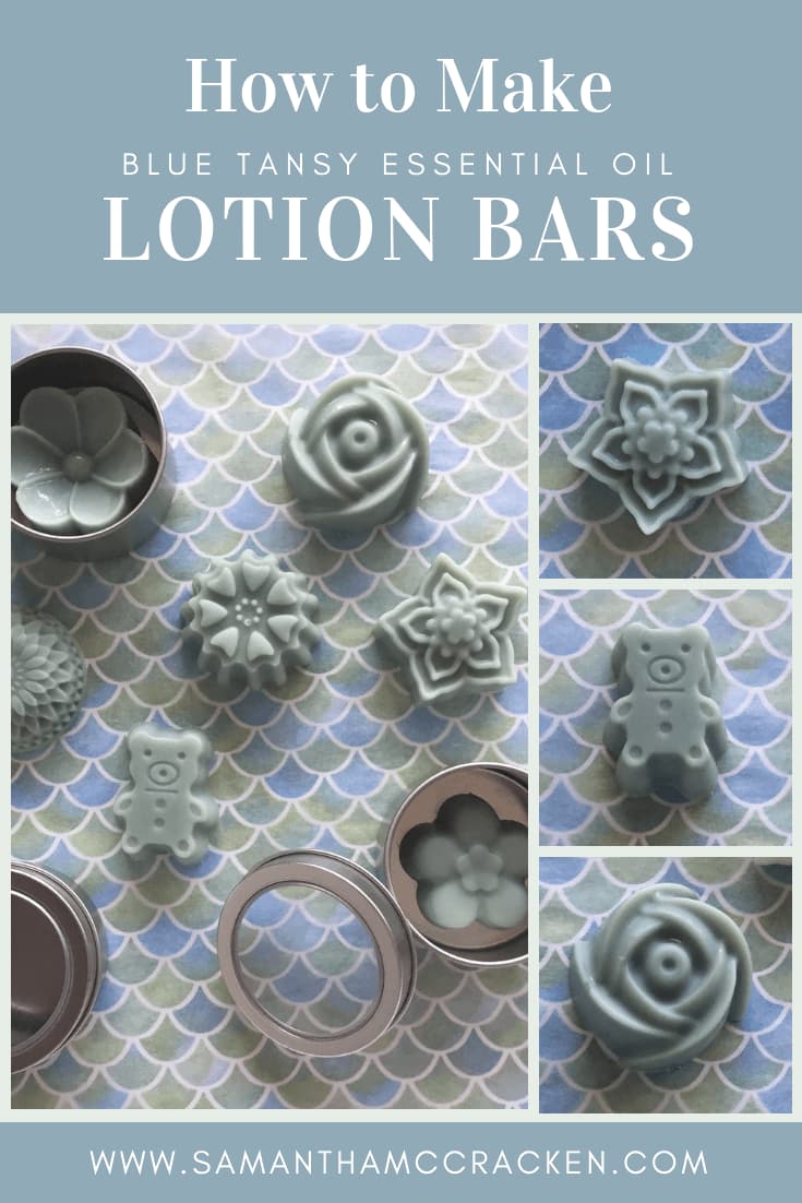 Blue Tansy Essential Oil Lotion Bars
