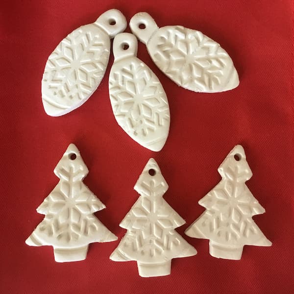 tree shaped clay diffuser ornaments