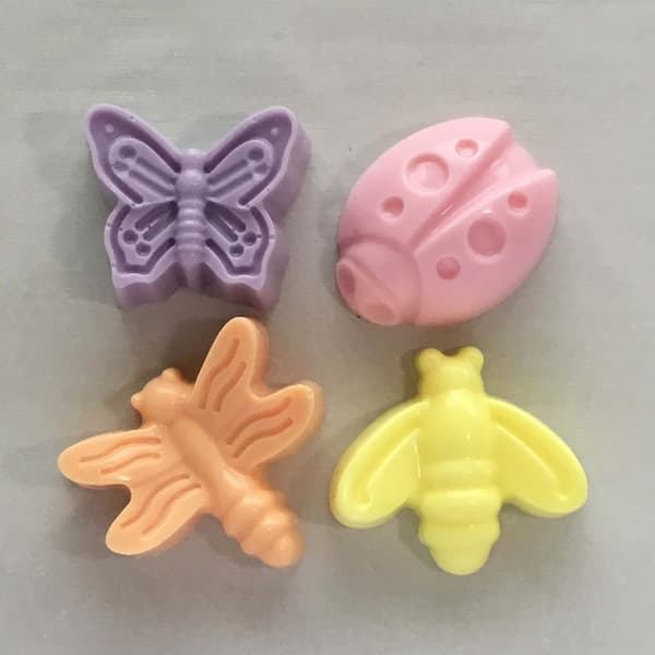 butterfly lady byrd bee and dragonfly soap bars