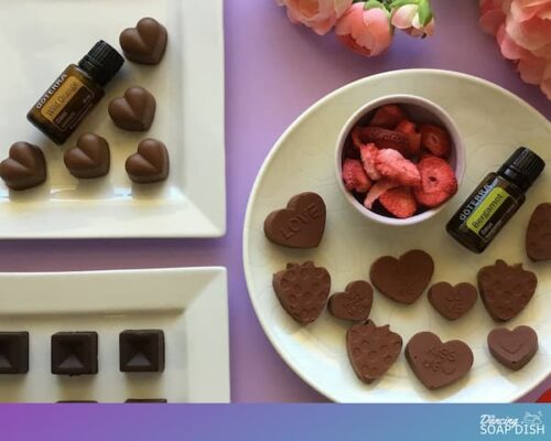 Essential Oil Flavored Valentines Day Chocolates